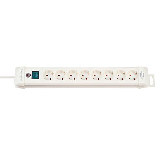 Premium-Line Steckdosenleisten, 8-fach, weiß