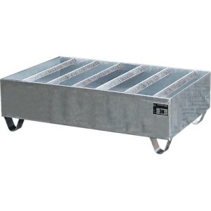 Profilwanne PW gem. StawaR, für 2 Fässer, 224 l, 64 kg, verzinkt Profilwanne PW gem. StawaR, für 2 Fässer, 224 l, 64 kg, verzinkt