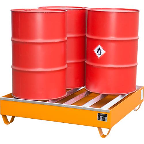 Profilwanne PW gem. StawaR, für 4 Fässer, 230 l, 72 kg, orange