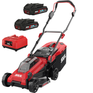 PROMO – SKIL 0130 BA – Akku-Rasenmäher – 2x20V/2ah – 34 cm Schnittbreite