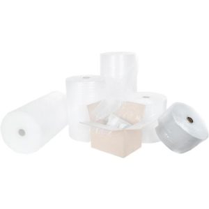 Qbubble® Luftpolsterfolie, 2-lagig, B 300 mm x L 100 m, 4 Rollen Qbubble® Luftpolsterfolie, 2-lagig, B 300 mm x L 100 m, 4 Rollen