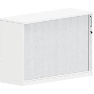 Querrollladenschrank BEXXSTAR, 2 Ordnerhöhen, H 825 mm, weiß