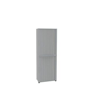 Querrollladenschrank, zweiteilig, B 800 mm, 6 OH, lichtgrau Querrollladenschrank, zweiteilig, B 800 mm, 6 OH, lichtgrau
