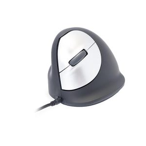 R-Go HE Mouse Ergonomische Maus, Mittel (165-195mm), linkshändig, drahtgebundenen – Maus – USB