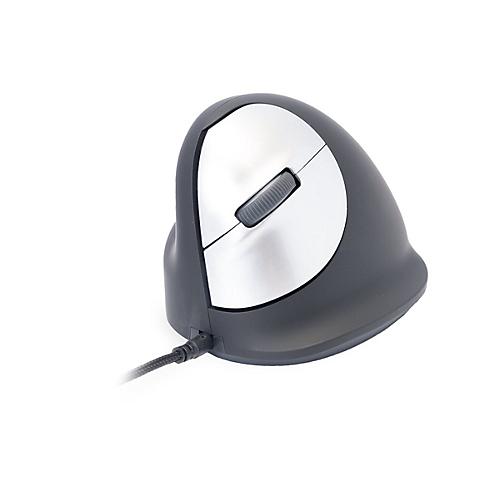 R-Go HE Mouse Ergonomische Maus, Mittel (165-195mm), linkshändig, drahtgebundenen - Maus - USB