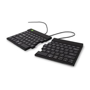R-Go Split Ergonomische Tastatur, QWERTY (US), schwarz, drahtgebundenen – Tastatur – QWERTY – USA – Schwarz