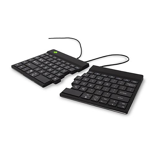 R-Go Split Ergonomische Tastatur, QWERTY (US), schwarz, drahtgebundenen - Tastatur - QWERTY - USA - Schwarz