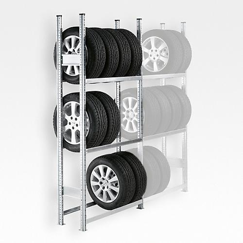 Räderregal SSI Schäfer R3000, Grundregal, B 1282 mm