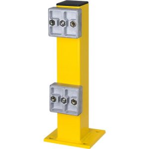 Rammschutz-Standpfosten mit Bodenplatte Rammschutz-Standpfosten mit Bodenplatte
