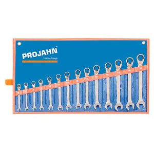 Ratschenschlüssel Projahn GearTech, 14-tlg, für 6-19 mm, umschaltbar, metrisch, 72 Zähne Ratschenschlüssel Projahn GearTech, 14-tlg, für 6-19 mm, umschaltbar, metrisch, 72 Zähne