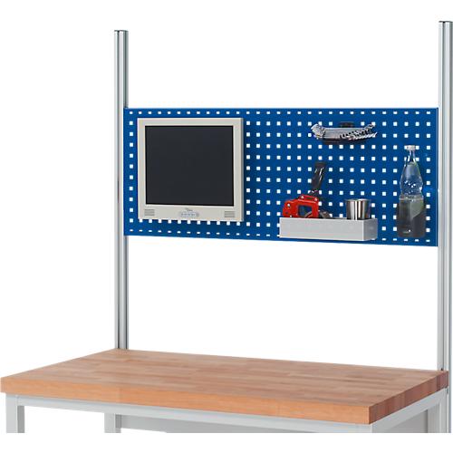 Rau Lochplatte für höhenverstellbare Arbeitsplatzsysteme Serie E, 4-Kant Systemlochung, B 1084 x T 40 x H 450 mm, bis 30 kg