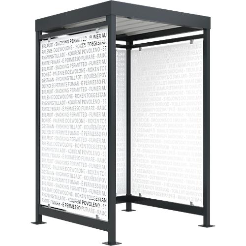 Raucherüberdachung Köln, Schäfer Shop Edition, anthrazit RAL7016