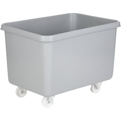 Rechteckbehälter, Kunststoff, fahrbar, 340 l, grau