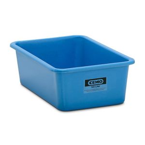 Rechteckbehälter Standard, GFK, 100 l, blau