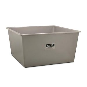 Rechteckbehälter Standard, GFK, 3300 l, grau Rechteckbehälter Standard, GFK, 3300 l, grau