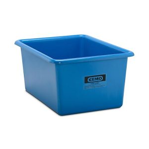 Rechteckbehälter Standard, GFK, 550 l, blau Rechteckbehälter Standard, GFK, 550 l, blau