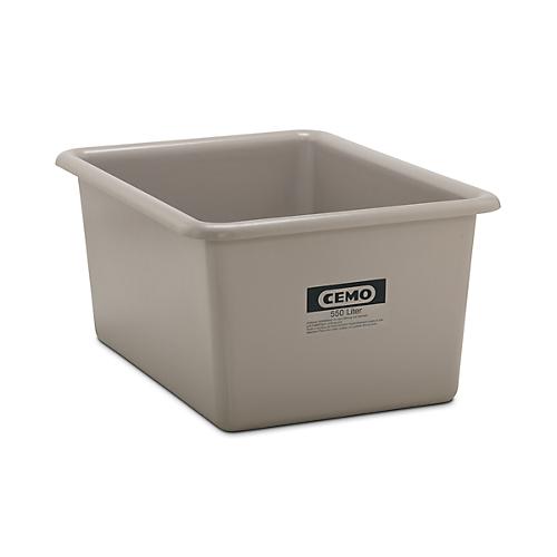 Rechteckbehälter Standard, GFK, 550 l, grau