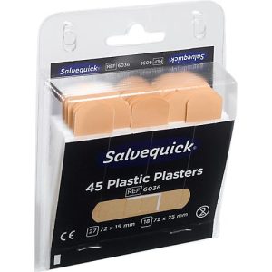 Refill-Einsatz Salvequick® 6036, für Pflasterspender & Pflasterbox, 45 Pflasterstrips, wasserabweisend Refill-Einsatz Salvequick® 6036, für Pflasterspender & Pflasterbox, 45 Pflasterstrips, wasserabweisend