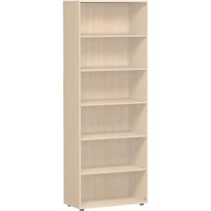Regal ALICANTE, 6 Ordnerhöhen, 5 Böden, B 800 x T 400 x H 2160 mm, Ahorn Regal ALICANTE, 6 Ordnerhöhen, 5 Böden, B 800 x T 400 x H 2160 mm, Ahorn