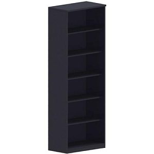 Regal BEXXSTAR, 6 Ordnerhöhen, B 800 x T 445 x H 2225 mm, schwarz Regal BEXXSTAR, 6 Ordnerhöhen, B 800 x T 445 x H 2225 mm, schwarz