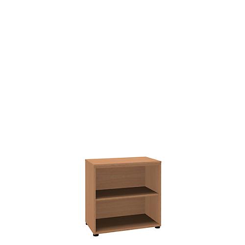 Regal, einteilig, B 800 mm, 2 OH, Buche-Dekor