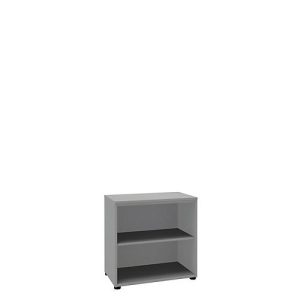 Regal, einteilig, B 800 mm, 2 OH, silber Regal, einteilig, B 800 mm, 2 OH, silber