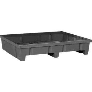 Regalwanne, Polyethylen, unterfahrbar, chemikalienbeständig, Korrosionsschutz, 315 l Volumen Regalwanne, Polyethylen, unterfahrbar, chemikalienbeständig, Korrosionsschutz, 315 l Volumen