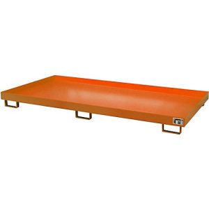 Regalwanne Typ RW/RW 2700-1, ohne Gitterrost, orange RAL2000 Regalwanne Typ RW/RW 2700-1, ohne Gitterrost, orange RAL2000