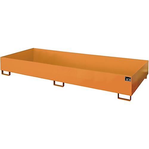Regalwanne Typ RW/RW 3300-2, ohne Gitterrost, orange RAL2000