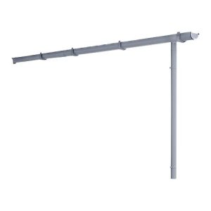 Regenrinne und Fallrohr, für B 2145 mm Regenrinne und Fallrohr, für B 2145 mm