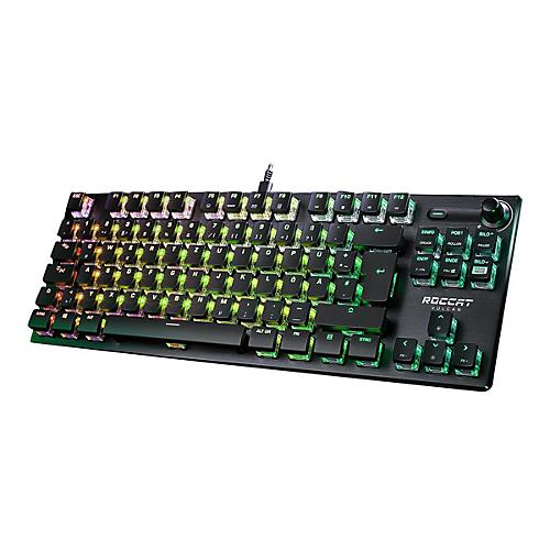 ROCCAT VULCAN TKL PRO - Tastatur - Hintergrundbeleuchtung - USB - Deutsch - Tastenschalter: Roccat Titan Optical Schalter