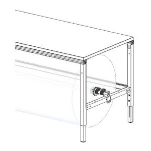 Rocholz Achssatz für Packtisch System Flex, für Tischbreite 2000 mm Rocholz Achssatz für Packtisch System Flex, für Tischbreite 2000 mm