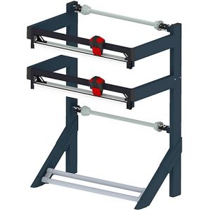 Rocholz Doppel-Schneidständer Modul, waagerecht, Schnittbreite 750 mm, B 1090 x T 970 x H 1740 mm