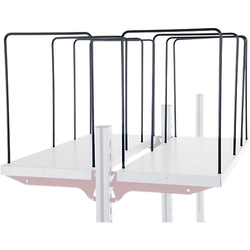 Rocholz Fachteiler für Ablageboden System Flex, 4-er, Bügelweite 300 mm