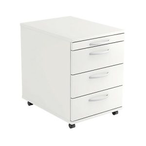 Rollcontainer TARA, 3 Schübe, Utensilienauszug, B 428 x T 580 x H 590 mm, lichtgrau Rollcontainer TARA, 3 Schübe, Utensilienauszug, B 428 x T 580 x H 590 mm, lichtgrau