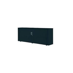 Rollladenschrank, 2 OH, 1teilig, mit Mitteltrennwand, B 1800 mm, graphit Rollladenschrank, 2 OH, 1teilig, mit Mitteltrennwand, B 1800 mm, graphit