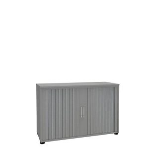 Rollladenschrank, 2 OH, 1teilig, ohne Mitteltrennwand, B 1200 mm, silber Rollladenschrank, 2 OH, 1teilig, ohne Mitteltrennwand, B 1200 mm, silber
