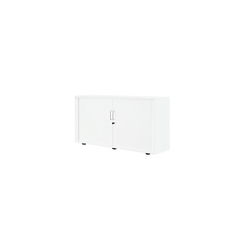 Rollladenschrank, 2 OH, 1teilig, ohne Mitteltrennwand, B 1350 mm, weiß