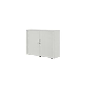 Rollladenschrank, 3 OH, 1teilig, ohne Mitteltrennwand, B 1350 mm, silber Rollladenschrank, 3 OH, 1teilig, ohne Mitteltrennwand, B 1350 mm, silber