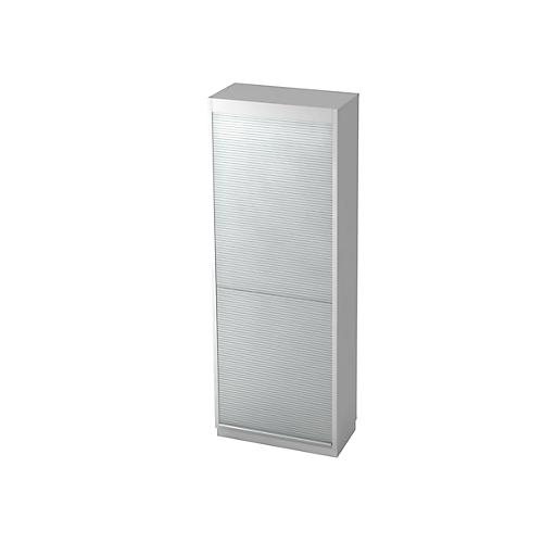 Rollladenschrank 5 OH, B 800 x T 420 mm, lichtgrau