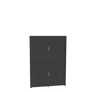 Rollladenschrank, 6 OH, 2teilig, mit Mitteltrennwand, B 1600 mm, graphit Rollladenschrank, 6 OH, 2teilig, mit Mitteltrennwand, B 1600 mm, graphit