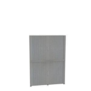 Rollladenschrank, 6 OH, 2teilig, mit Mitteltrennwand, B 1600 mm, silber Rollladenschrank, 6 OH, 2teilig, mit Mitteltrennwand, B 1600 mm, silber