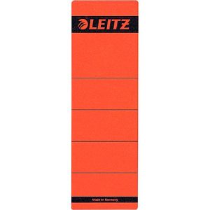 Rückenschild LEITZ®, Rückenbreite 80 mm, selbstklebend, 10 Stück, rot Rückenschild LEITZ®, Rückenbreite 80 mm, selbstklebend, 10 Stück, rot