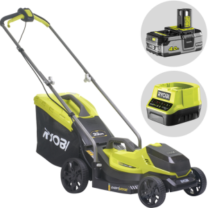 Ryobi OLM1833B – Akku-Rasenmäher – 18V/4Ah – Schnittbreite 33 cm Ryobi OLM1833B – Akku-Rasenmäher – 18V/4Ah – Schnittbreite 33 cm