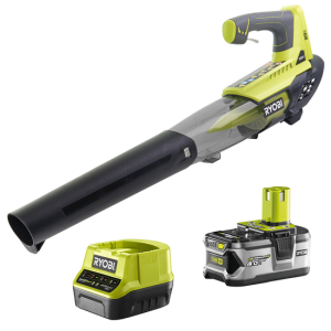 Ryobi ONE+ Akku-Laubbläser OBL18JB – 18V – 4Ah – Blasgeschwindigkeit 160 Km/h Ryobi ONE+ Akku-Laubbläser OBL18JB – 18V – 4Ah – Blasgeschwindigkeit 160 Km/h