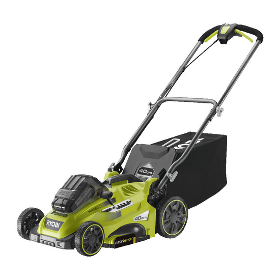 Ryobi RLM36X41H60PG - Akku-Rasenmäher - MAX POWER 36V/6Ah - 40 cm Schnittbreite