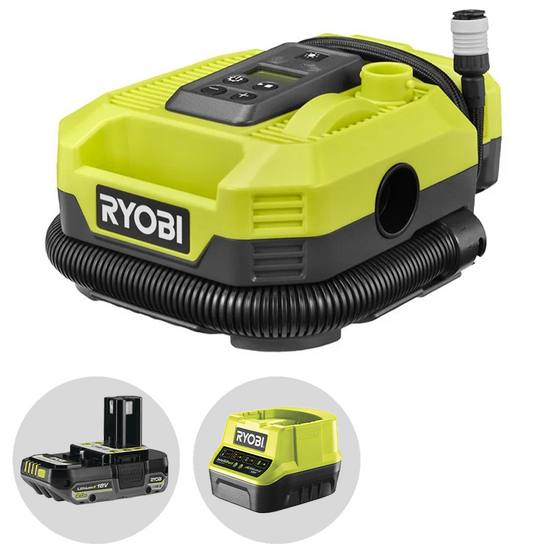 Ryobi RMI18-0 – Tragbarer Akku-Kompressor – 18 V – 2 Ah