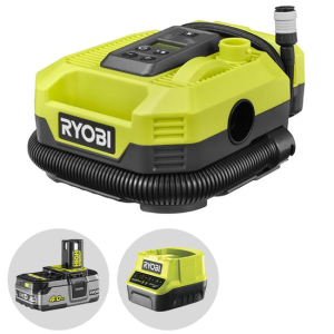 Ryobi RMI18-0 – Tragbarer Akku-Kompressor – 18 V – 4 Ah Ryobi RMI18-0 – Tragbarer Akku-Kompressor – 18 V – 4 Ah
