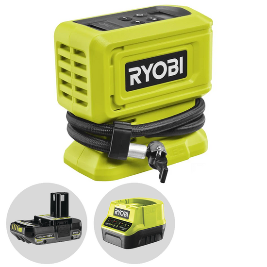 Ryobi RPI18-0 – Tragbarer Akku-Kompressor – 18 V – 2 Ah