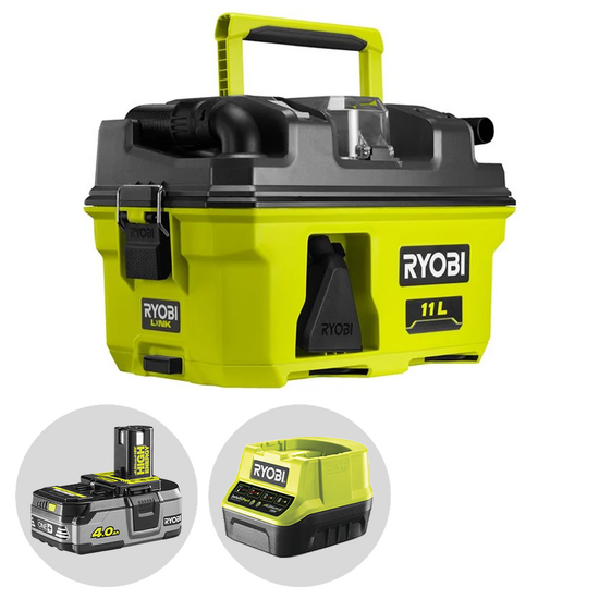 Ryobi RV1811-0 – Kabelloser Nass- und Trockensauger – 18 V 4 Ah